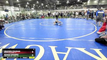 70 lbs Round 5 (6 Team) - Grayden Coleman, BELIEVE TO ACHIEVE vs Rowan Navarro, GREAT NECK WC - GOLD