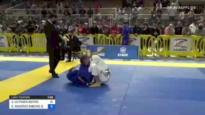 VALOR ULYSSES BOYER vs ERMESON ROGÉRIO RIBEIRO DE SOUSA 2021 Pan Jiu-Jitsu IBJJF Championship