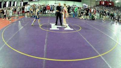126 lbs Champ. Round 1 - Gage Herb, Beast Mode Wrestling vs Caleb Thompson, New River Wrestling Club
