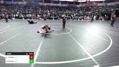 125 lbs Round Of 16 - Chase Hinton, Phenom vs Blake McVey, Purler Wrestling Academy