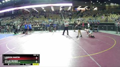 2A 157 lbs Cons. Round 1 - Dylan Ibanez, Archbishop Mccarthy Hs vs Landon Martin, Clay