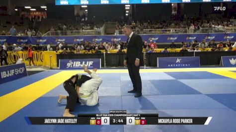 Jaelynn Jade Hateley vs McKayla Rose Parker 2026 Pan Kids Jiu-Jitsu IBJJF Championship