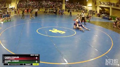 190 lbs Quarterfinal - Daniel Lunday, Basic vs Caden Fowler, Spanish Springs