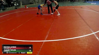 85 lbs Finals (8 Team) - Parker Taylor, Hastings vs Peyton Lembke, Westfield