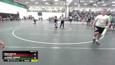 85 lbs Cons. Round 1 - Alfredo Vargas, Sly Fox Wrestling vs Noah Bollig, Unaffiliated