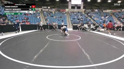 141 lbs Cons. Round 4 - Timothy Murabito, Texas Wesleyan vs Kaden Stanley, Unattached