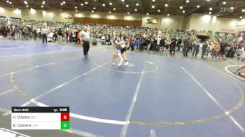 81 lbs 2nd Place - Holden Gillette, 208 Spartans vs Beau Cabrera, Legacy Elite