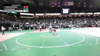 96 lbs Cons. Round 5 - Dylan Osolin, LAC3 vs Logan Rowlands, EAG2