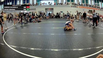 84 lbs Semis & 1st Wrestleback (8 Team) - Rylee Belville, Team Barracuda vs Konstantino Marinis, KONG MS