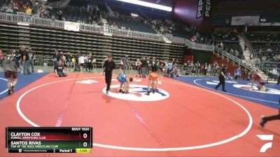 135 lbs 5th Place Match - Santos Rivas, Top Of The Rock Wrestling Club vs Clayton Cox, Powell Wrestling Club