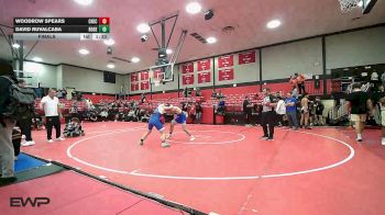 150 lbs Final - Woodrow Spears, Checotah vs David Ruvalcaba, Rogers High School Boys