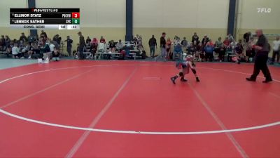 65 lbs Cons. Semi - Ellinor Statz, Pardeeville Boys Club Youth Wr vs Lennox Sather, St. Peter Saints