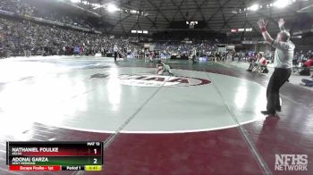 3A 132 lbs Cons. Round 4 - Adonai Garza, Kent Meridian vs Nathaniel Foulke, Kelso