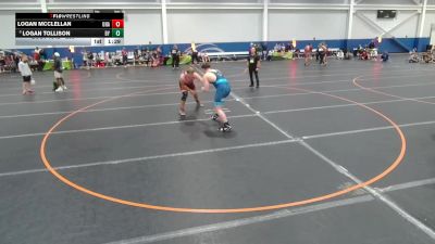 285 lbs Quarterfinal - Logan Tollison, Unattached vs Logan McClellan, Unattached