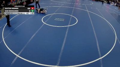 106 lbs Semis & 1st Wrestleback (8 Team) - Sam Rewolinski, Elkhorn South vs Daxton Werner, Norfolk