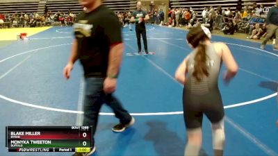 100 lbs Champ. Round 1 - Blake Miller, Byron vs Monyka Tweeton, Buffalo