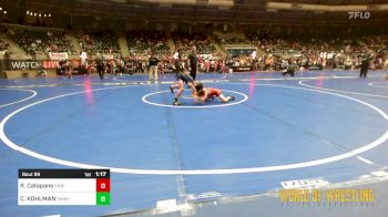 76 lbs Quarterfinal - Raymond Catapano, VHW vs CLINT KOHLMAN, Dundee Wrestling