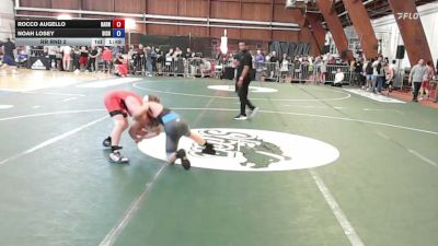120 lbs Rr Rnd 2 - Rocco Augello, Barn Brothers vs Noah Losey, Bishop Mccort