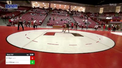 120 lbs 3rd Place - Patience Parr, Tuttle High School Girls vs Kaydence O'Brien, Verdigris