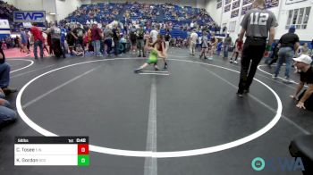 58 lbs Quarterfinal - Carmelo Tosee, Elgin Wrestling vs Kayson Gordon, Blaine County Grapplers