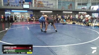 220 lbs Round 1 - Lane Gourley, Del City Little League vs Andrew Salter, Walter Wellborn