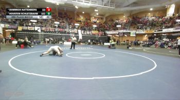 215 lbs 3rd Place Match - Houston Schletzbaum, Effingham-Atchison Co Community HS vs Dominick Kattenberg, Smith Center HS