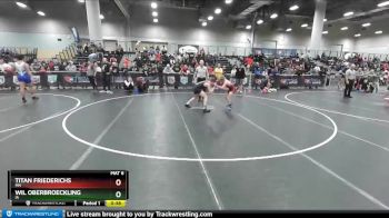 113 lbs Cons. Round 10 - Titan Friederichs, MN vs Wil Oberbroeckling, IA