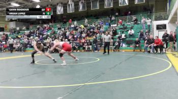 138 lbs Quarterfinal - Gavin Ridenour, Wapakoneta High School vs Urijah Lopez, Perrysburg