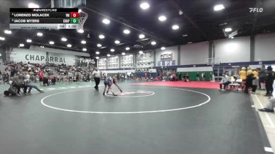 126 lbs Cons. Semi - Lorenzo Molacek, Vista Murrieta vs Jacob Myers, Chaparral