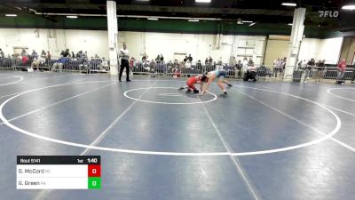 120 lbs Consi Of 128 #2 - Grant McCord, NC vs Gavin Green, PA