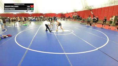 132 lbs Round 3 (8 Team) - Evan Prikos, Glenbrook South B vs Joseph Williams, FZ Wrestling Club B