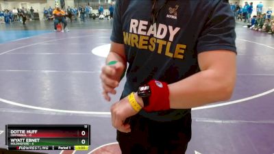 50 lbs Semis & 1st Wrestleback (8 Team) - Dottie Huff, Centennial vs Wyatt Ebnet, Holdingford