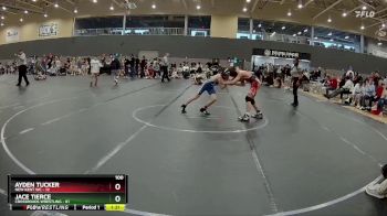 100 lbs Round 3 - Jace Tierce, Crossroads Wrestling vs Ayden Tucker, New Kent WC