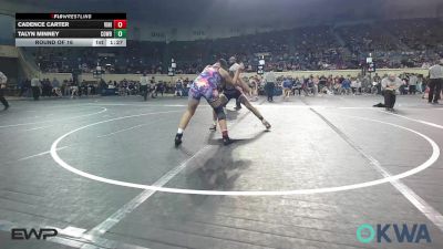 126 lbs Round Of 16 - Cadence Carter, Vinita Kids Wrestling vs Talyn Minney, Cowboy Wrestling Club