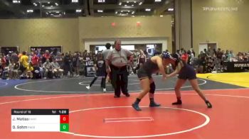 Match - Julianna Matias, Canyon Springs Wrestling vs Dayla Sohm, Pounders WC