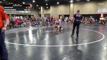 100 lbs Round 1 (6 Team) - Braden Morris, Blackman WC vs Nolan Culp, Indiana Outlaws
