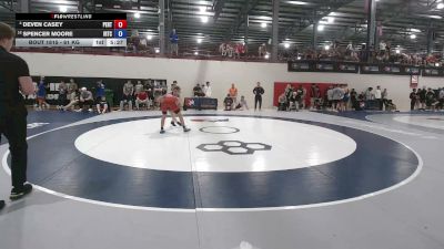 61 kg Cons. Sub-semis - Deven Casey, Pennsylvania RTC vs Spencer Moore, Illinois Regional Training Center/Illini WC