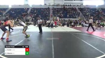 172 lbs Quarterfinal - Jarrett Huber, East Valley Wrestling Club vs Ojani Moore, Duran Elite