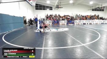 132 lbs Champ. Round 2 - Noe Cisneros, Arvin vs Caleb Mcelroy, Bakersfield