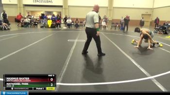 130-135 lbs Quarterfinal - Maximus Baxter, Invicta Wrestling Academy vs Nathaniel Park, Level Up