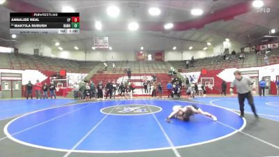 120 lbs 3rd Place Match - Makyila Rubush, Kokomo vs Annalise Neal, Crown Point