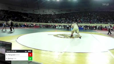 Consi Of 32 #2 - Dalton Ferguson, Southmoore SaberCats Wrestling vs Carlos Quiroz, Putnam City West