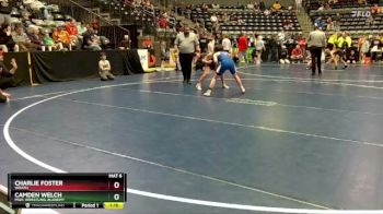 100 lbs Cons. Round 3 - Camden Welch, MWC Wrestling Academy vs Charlie Foster, WRATH