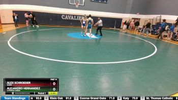 150 lbs Round 5 - Alejandro Hernandez, Cypress Creek vs Alex Schroeder, Klein