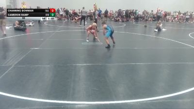 93 lbs Round 2 (6 Team) - Cameron Ramp, Backyard Brawlers vs Channing Bowman, Treehouse WA