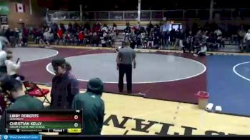 98 lbs Cons. Round 2 - Libby Roberts, University vs Christian Kelly, Coeur D`Alene High School