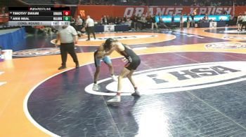 3A 120 lbs Cons. Round 1 - Timothy Swaim, Edwardsville (H.S.) vs Aris Neal, Villa Park (Willowbrook)