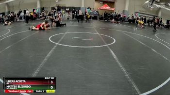 115 lbs Cons. Round 1 - Matteo Elizondo, MD Maniacs vs Lucas Acosta, NA