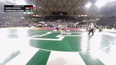 Boys 3A 132 lbs Cons. Semi - Christopher Ramirez, Meadowdale vs Jacoby Rodriguez, Hermiston