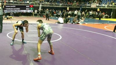 5A 113 lbs Semifinal - Charles Alvarez, Midlothian vs Evan Baker, Mission Sharyland